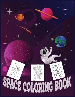 Book cover for Space Coloring Book