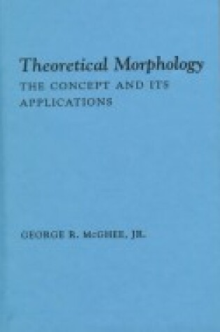 Cover of Theoretical Morphology