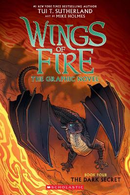 Book cover for The Dark Secret (Wings of Fire Graphic Novel #4)