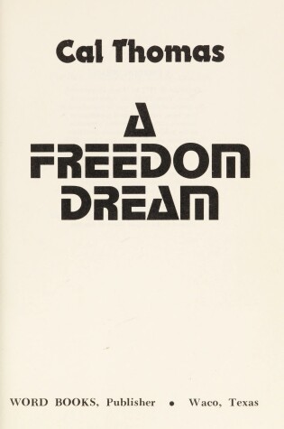 Cover of A Freedom Dream