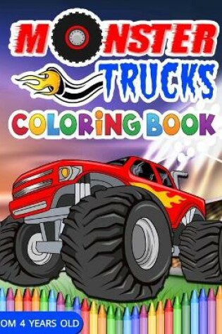 Cover of Monster trucks coloring book