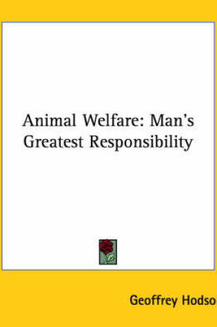 Cover of Animal Welfare