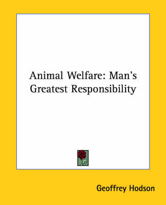 Book cover for Animal Welfare