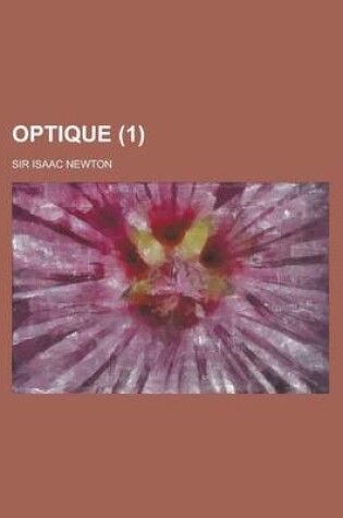 Cover of Optique (1 )