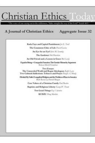 Cover of Christian Ethics Today, Issue 32