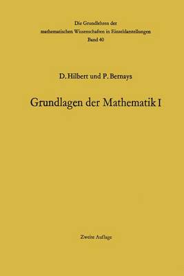 Cover of Grundlagen Der Mathematik I