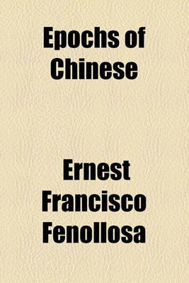 Book cover for Epochs of Chinese