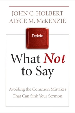 Cover of What Not to Say