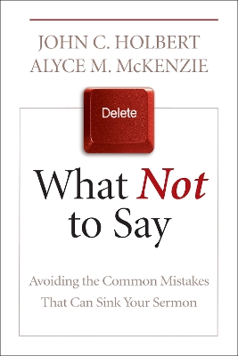 Book cover for What Not to Say