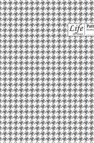 Cover of Checkered II Pattern Composition Notebook Wide Large 100 Sheet Gray Cover