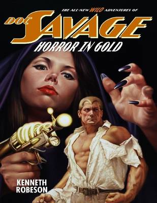 Book cover for Doc Savage: Horror in Gold