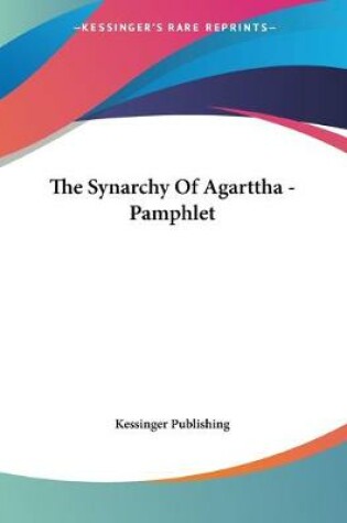 Cover of The Synarchy Of Agarttha - Pamphlet