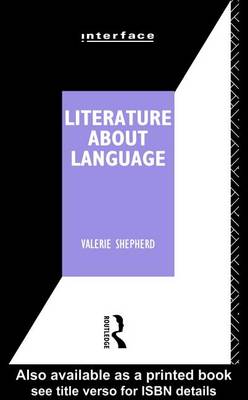 Book cover for Literature about Language