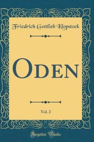 Cover of Oden, Vol. 2 (Classic Reprint)