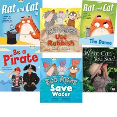 Book cover for Learn to Read at Home with Bug Club: Red Pack (Pack of 6 reading books with 4 fiction and 2 non-fiction)