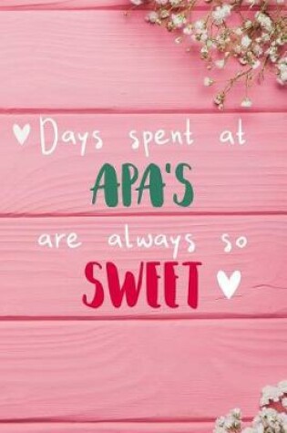 Cover of Days Spent At Apa's Are Always So Sweet
