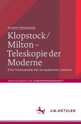 Book cover for Klopstock/Milton - Teleskopie der Moderne