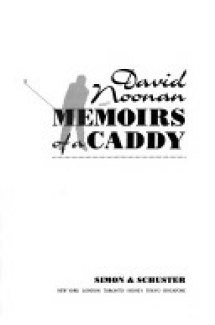 Cover of Memoirs of a Caddy