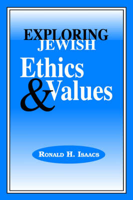 Book cover for Exploring Jewish Ethics and Values