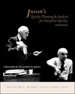 Book cover for Juran's Quality Planning and Analysis for Enterprise Quality