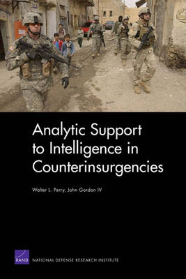 Book cover for Analytic Support to Intelligence in Counterinsurgencies