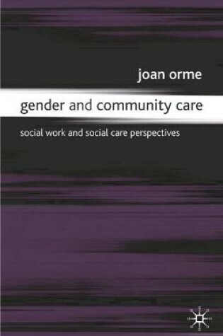 Cover of Gender and Community Care