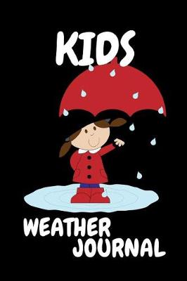 Book cover for kids weather journal