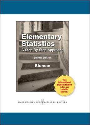 Book cover for Elementary Statistics: A Step By Step Approach