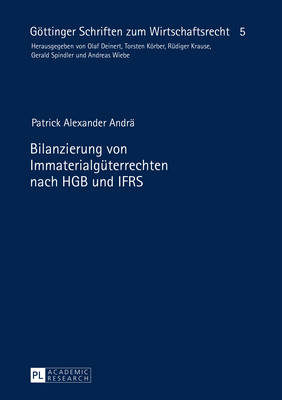 Book cover for Bilanzierung Von Immaterialgueterrechten Nach Hgb Und Ifrs