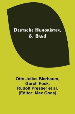 Cover of Deutsche Humoristen, 8. Band