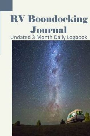 Cover of RV Boondocking Journal