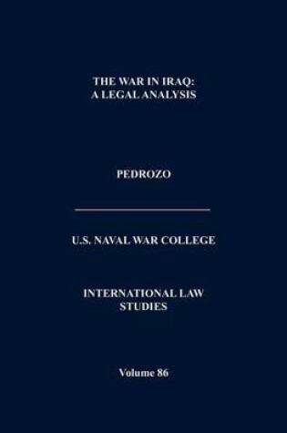 Cover of International Law and the Changing Character of War