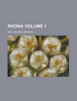Book cover for Rhona Volume 1