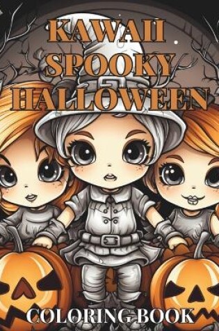 Cover of Kawaii Spooky Halloween Children's Coloring Book