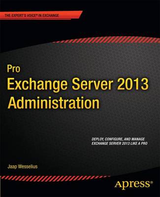 Book cover for Pro Exchange Server 2013 Administration