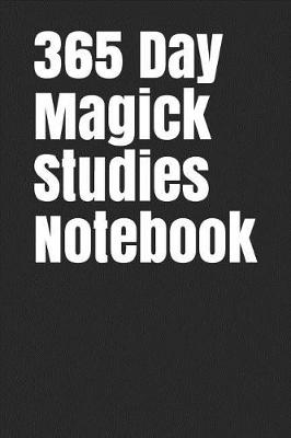 Book cover for 365 Day Magick Studies Notebook