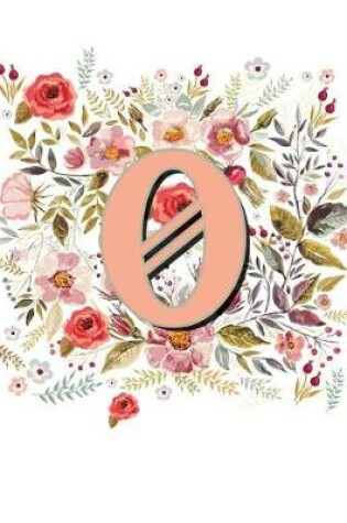 Cover of O Monogram Letter Floral Wreath Notebook