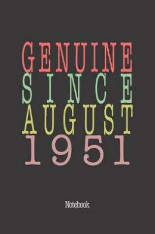 Cover of Genuine Since August 1951
