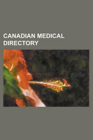 Cover of Canadian Medical Directory