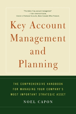 Book cover for Key Account Management and Planning