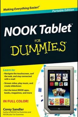 Cover of NOOK Tablet For Dummies