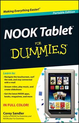 Book cover for NOOK Tablet For Dummies