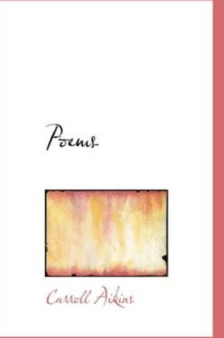 Cover of Poems