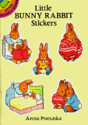 Book cover for Little Bunny Rabbit Stickers