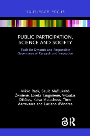 Cover of Public Participation, Science and Society