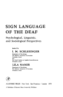 Book cover for Sign Language of the Deaf