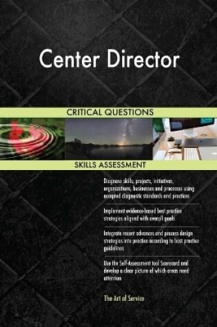 Cover of Center Director Critical Questions Skills Assessment