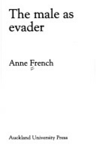 Cover of The Male as Evader