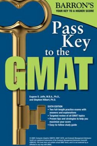Cover of Pass Key to the GMAT