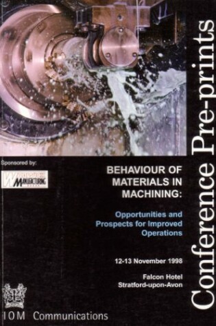 Cover of Behaviour of Materials in Machining